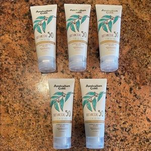 Australian Gold Tinted Sunscreen, Brand New, Sealed, Medium Tan color. 4 for $25
